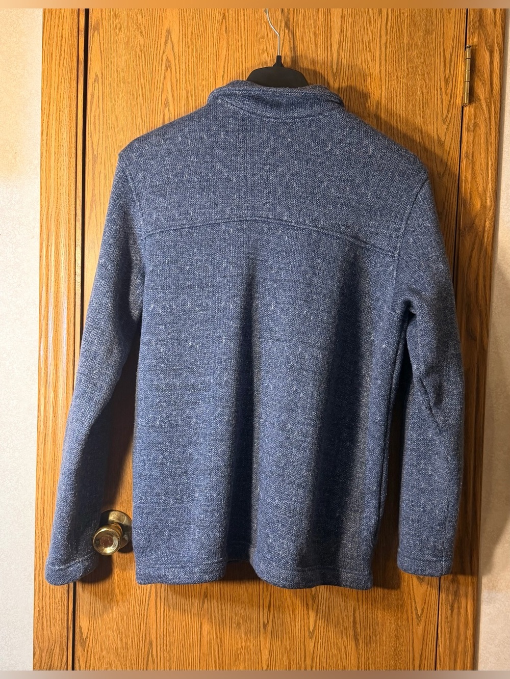 Columbia Heathered Navy Blue Full-Zip Fleece Jacket - Picture 6 of 6